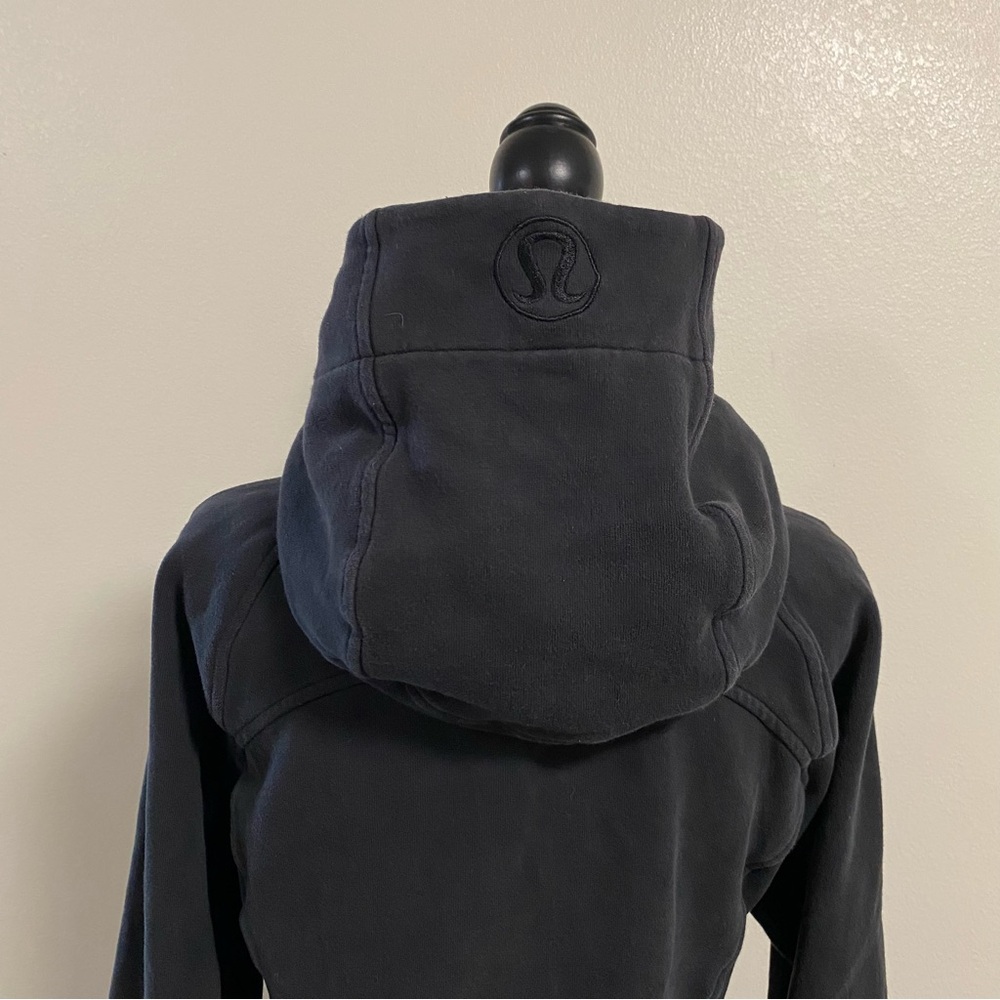 Lululemon Jacket Women’s Size 6 Black Scuba Hoodie Jacket- Wash wear - Picture 8 of 16